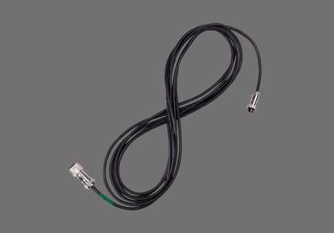 Gun handle connection control line