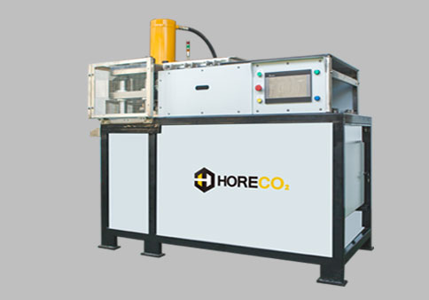Automatic dry ice production line