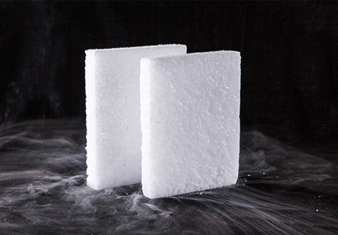 Dry ice cubes